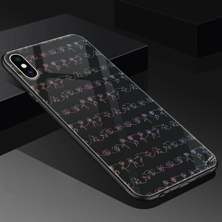Ốp ĐT 13 Thông Minh Nhân Vật BT21 GLITTY Iphone/6-7-8/6Plus/7Plus/8Plus/Xr