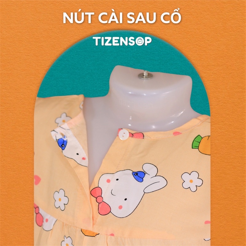 Đồ hè cho bé gái vải lanh tole mặc mát