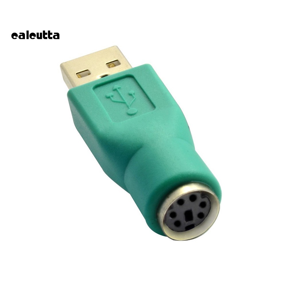 ✡COD✡Computer Mouse Keyboard Female to USB Male Adapter Converter Connector for PS2