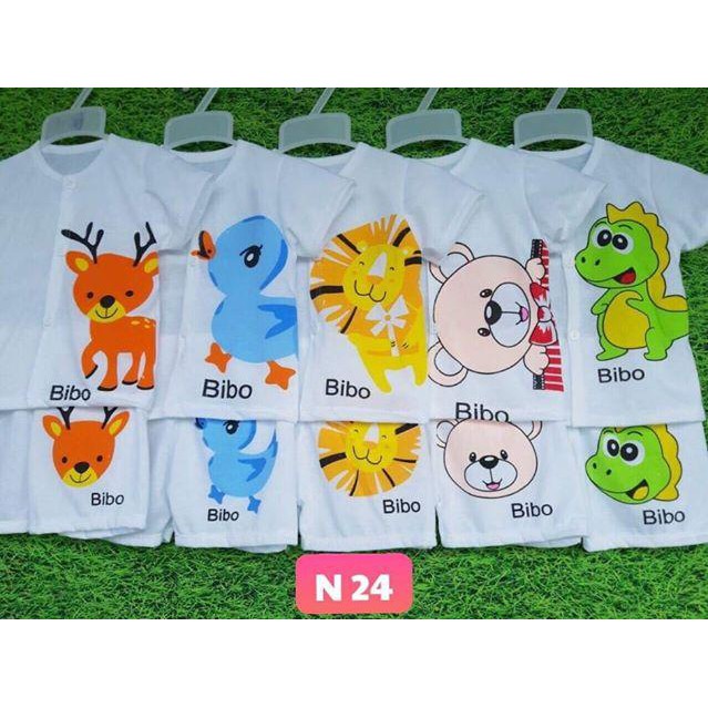 Combo 5 Set Bộ Đồ Ngắn cho bé 4 đến 14 kg Mã N24