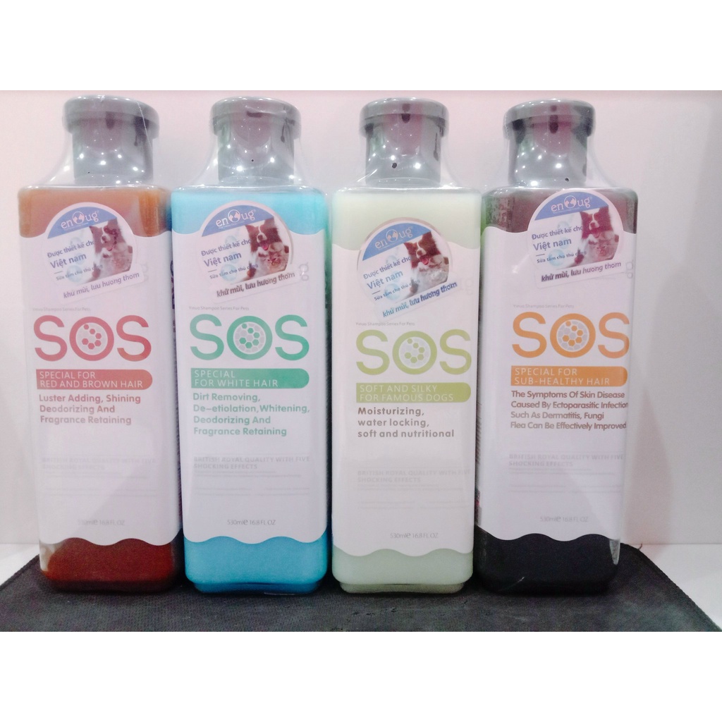 Sữa tắm cho Chó Mèo- Sữa tắm SOS 530ml