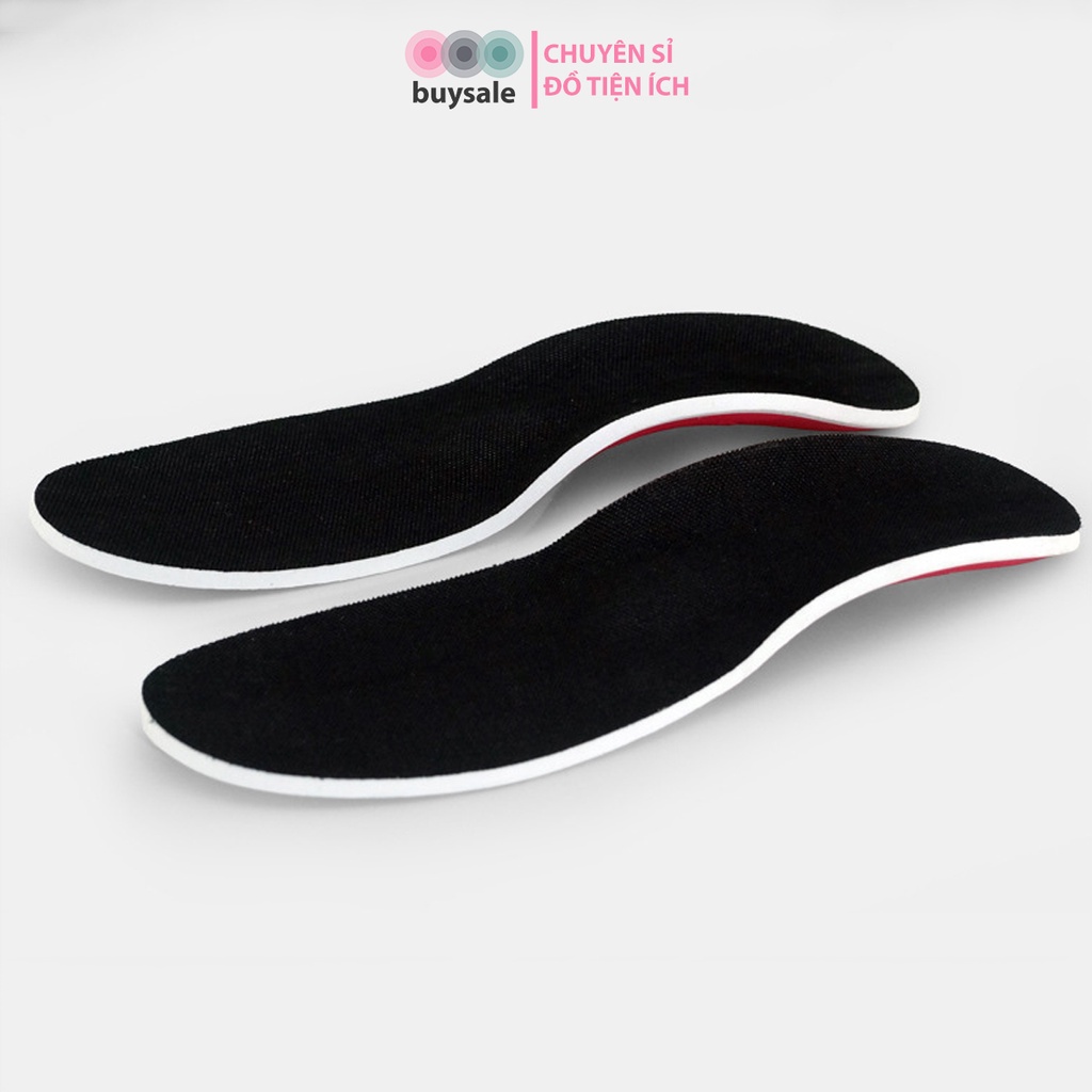 Lót giày nam nữ cong vòm 4D ốp nhựa giảm lệch gót, giảm mỏi cho bàn chân bẹt - buysale - V02BSPK179