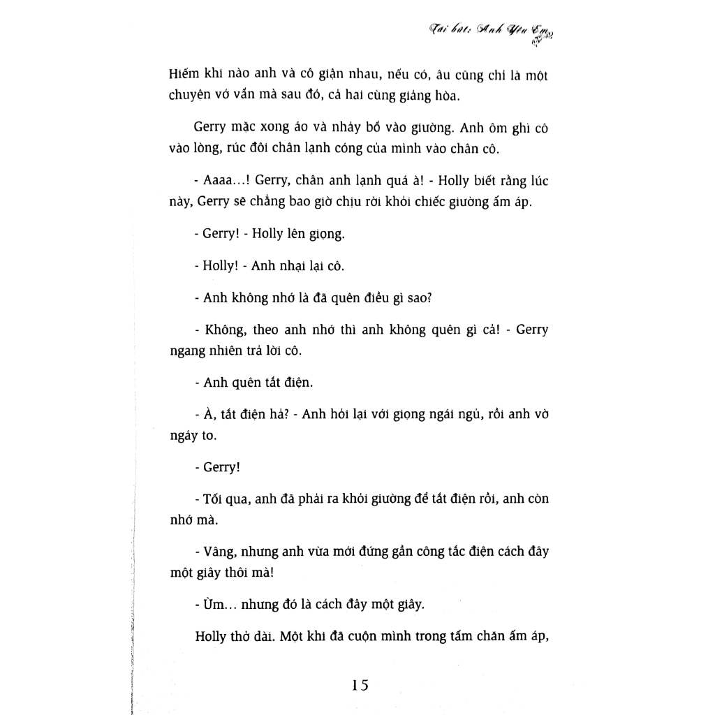 Sách - Tái Bút Anh Yêu Em