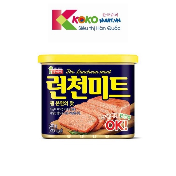 Thịt hộp Lotte Lunchoen Meat Hàn Quốc 340g