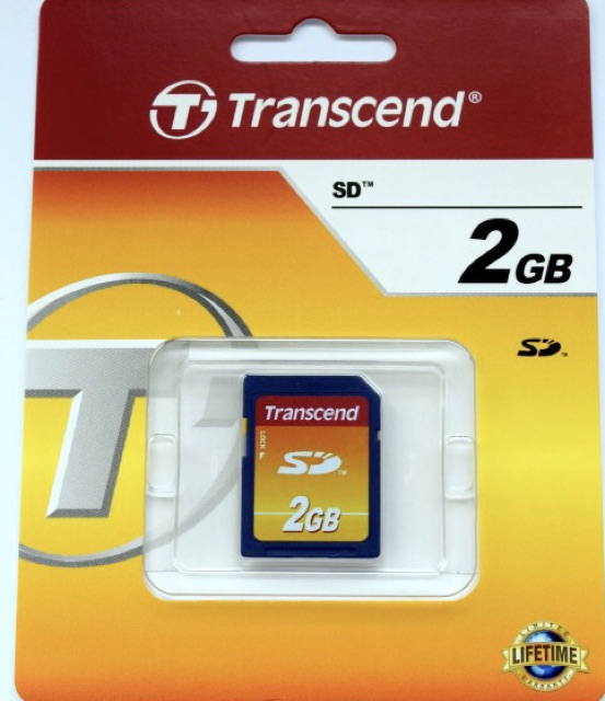 Thẻ nhớ máy ảnh SD 2GB Transcend , Chính hãng , Bảo hành 60 tháng