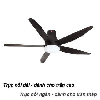 QUẠT TRẦN KDK U60FW-BK (ĐEN)