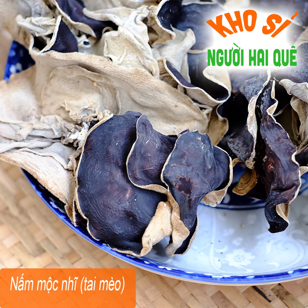 SỈ Nấm mèo TAI SIÊU TO (mộc nhĩ đen) 1KG  KHO SỈ NGƯỜI HAI QUÊ - HAIQUE FOOD