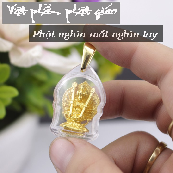 Mặt dây Phật Dát Vàng - Thỉnh Chùa Thái Lan mang lại Bình an May mắn Phong thủy Pitaca