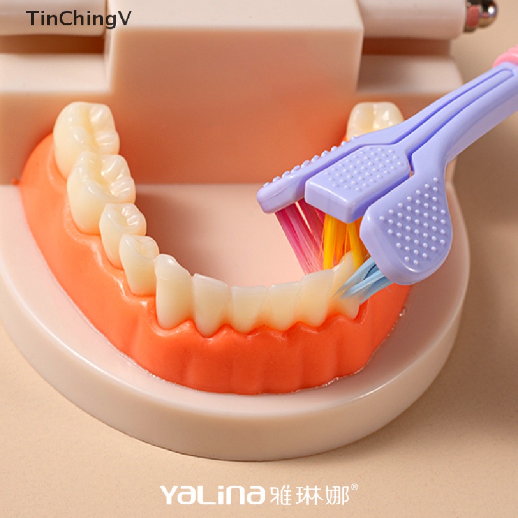 Bàn Chải Đánh Răng Lông Siêu Mềm Ba Mặt Dành Cho Người Lớn