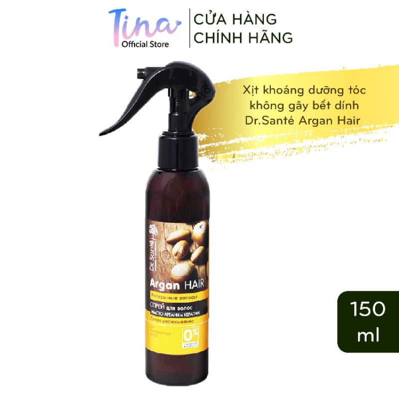 Xịt Khoáng Phục Hồi Tóc Hư Tổn Dr. Sante Argan Hair 150ml 0% Paraben Và Hóa Chất - BioTopcare Official - TN104