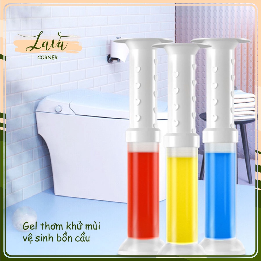 Gel Thơm Khử Mùi Bồn Cầu, Diệt Khuẩn Toilet (Dạng Thạch Hình Bông Hoa Với 05 Mùi Dễ Chịu)