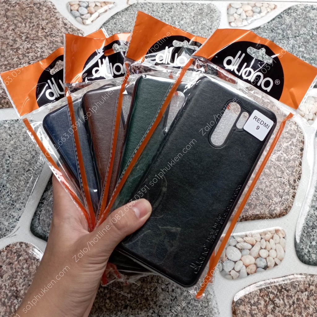 Ốp da Xiaomi Redmi 9 chất liệu da sang trọng bền đẹp