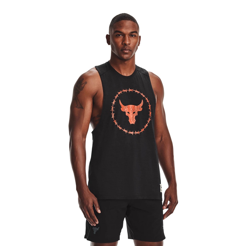 Áo ba lỗ thể thao nam Under Armour Project Rock Charged Cotton® - 1361623-001