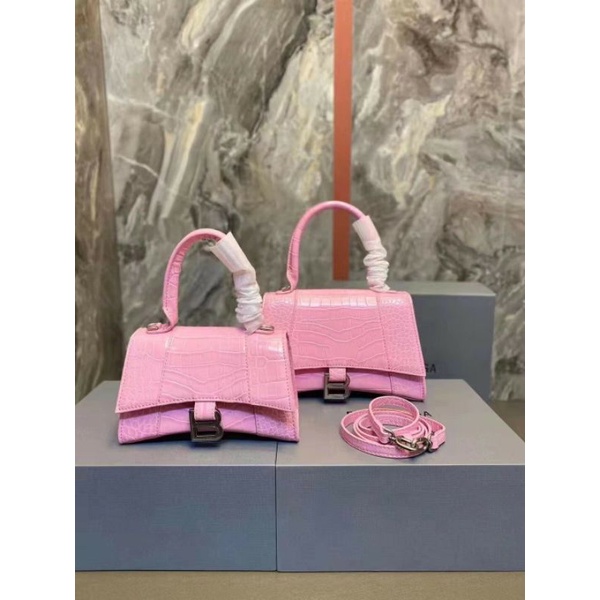 Túi Balen tag B da rắn size 19 và 23