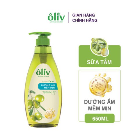 Sữa tắm oliu Oliv de Provence 650ml