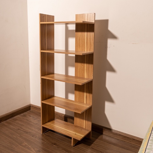Kệ góc tường 5 tầng Tee Decor - Kệ để sách vở bằng gỗ MDF - Chống mối mọt, trang trí phòng kiểu dáng tinh tế - Bh 1 năm