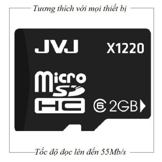 PR7 Thẻ nhớ 2G JVJ C10 tốc độ cao microSDHC 5