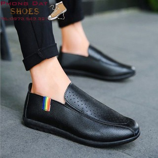 Giầy lười da mềm thoáng khí
