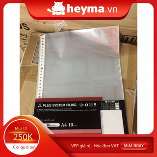 Tập(10chiếc) Túi sơ mi lỗ PLUS,Túi 11 lỗ Nhật Bản ٩(^‿^)۶