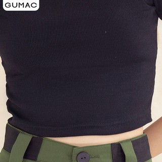 Áo thun gân croptop ATA1071 GUMAC