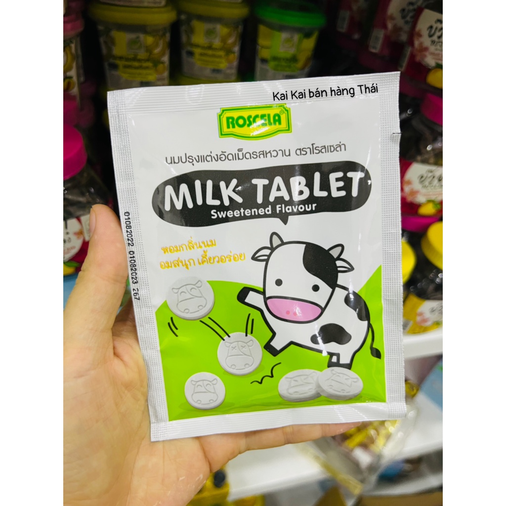 Gói kẹo sữa bò thơm ngon hàng siêu thị Thái Lan Date mới