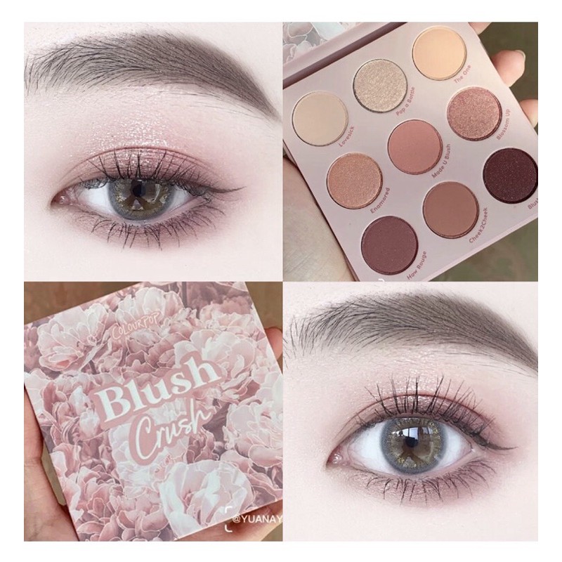 Bảng mắt COLOURPOP 9 ô- Baby Got peach/ Blush Crush/ Big Poppy/ Nude Mood/ Making Mauves