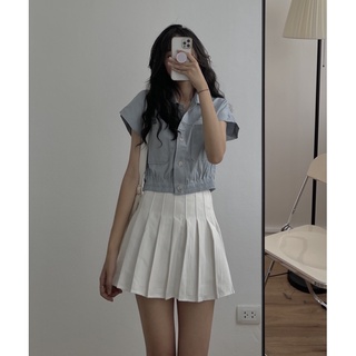 Sơ mi croptop 7866