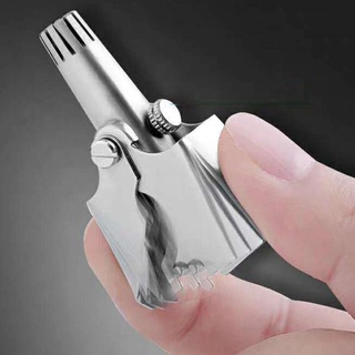 Men Women Manual Nose Ear Hair Trimmer Portable StainlessSteel Nose Hair Remover