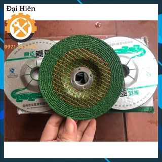 Đá mài sắt, mài inox màu xanh cá sấu 100mm