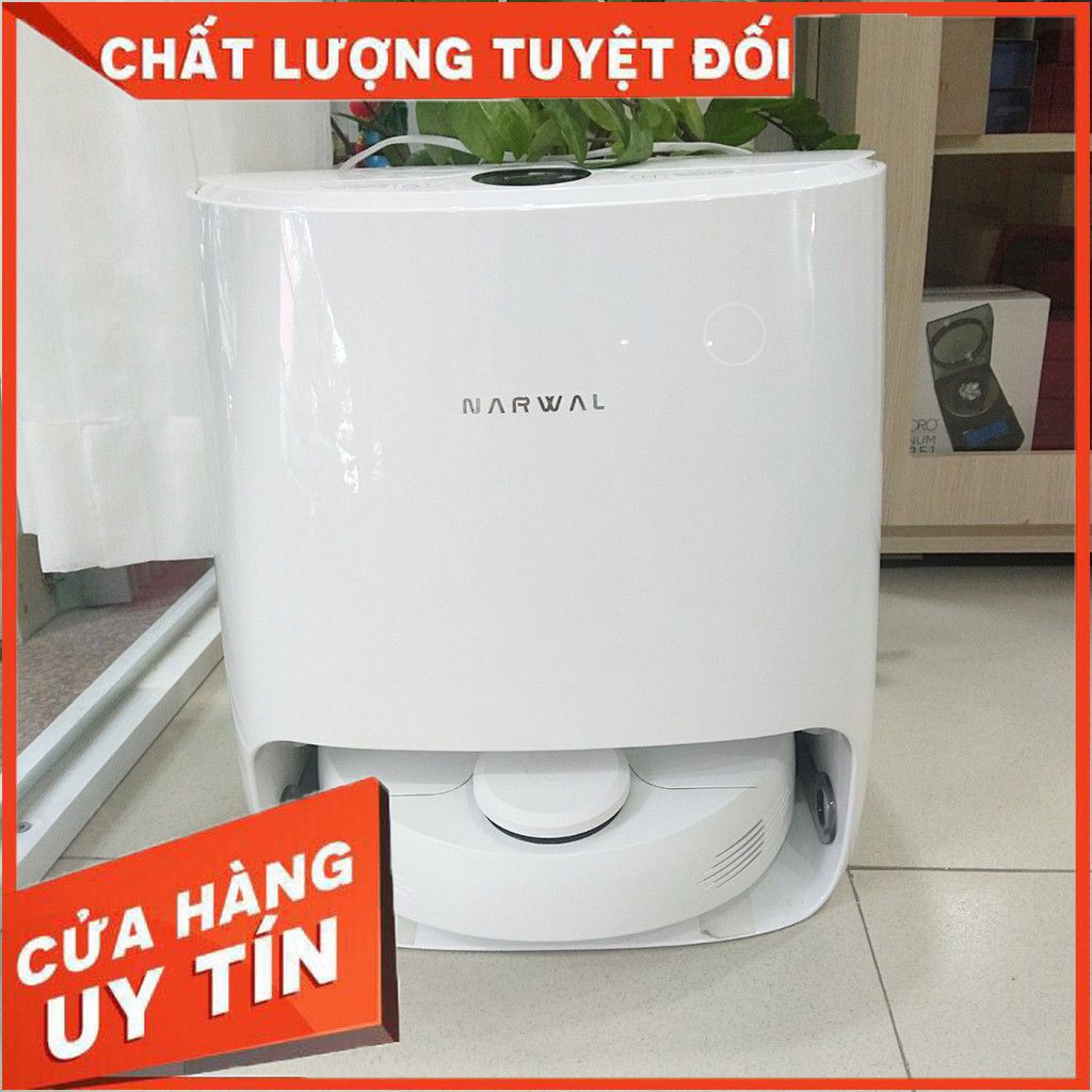 Robot hút bụi lau nhà Narwal robot hút bụi và lau sàn tự giặt giẻ lau