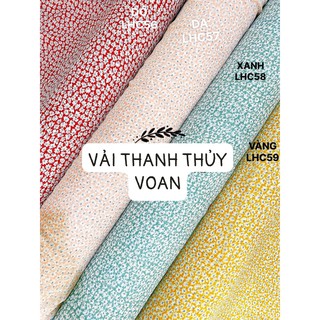 VẢI VOAN  HOA NHÍ - DÒNG VẢI THÔNG DỤNG - 1 MÉT X 1M5