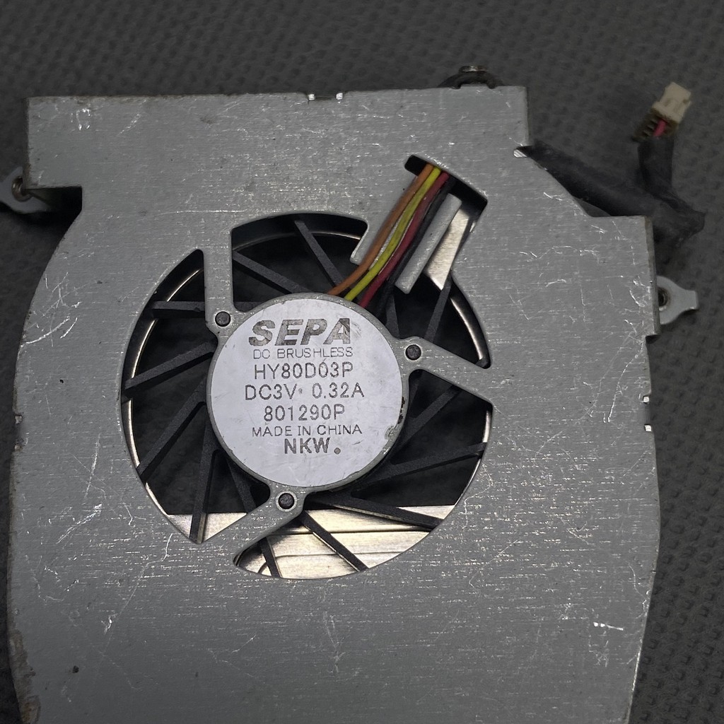 QUẠT SÒ 6 cm x 8.2cm SEPA. 3V 0.32A. HY80D03P