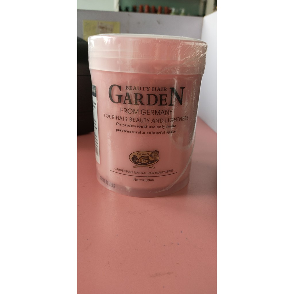 Ủ tóc Garden 1000ml Chính Hãng đen, hồng