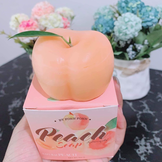 PEACH SOAP - XÀ PHÒNG TẮM TRẮNG DA BODY TRÁI ĐÀO