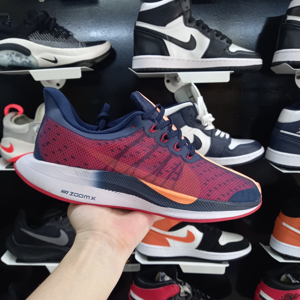 Giày Sneaker Zoom Pegasus 35 Turbo 2.0 Blackened Blue/Orange Peel