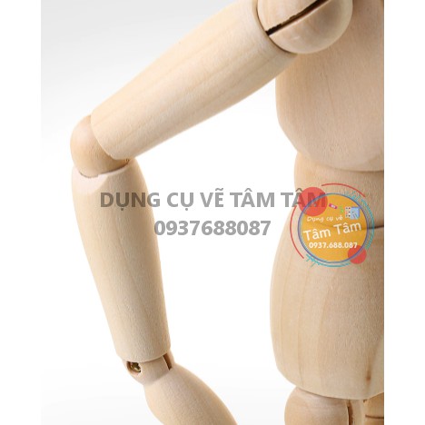 [ TÂM TÂM ]-Người gỗ, Hình nhân tạo dáng-