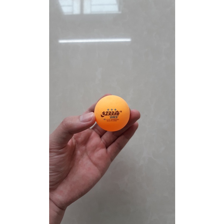 Quả bóng bàn thi đấu DHS 3 sao Màu Vàng
