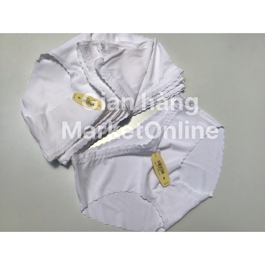 Set 10 quần lót nữ su 2015 2016 loại 1 màu Trắng mát lạnh đường may chắc chắn không viền mông nội y MarketOnline