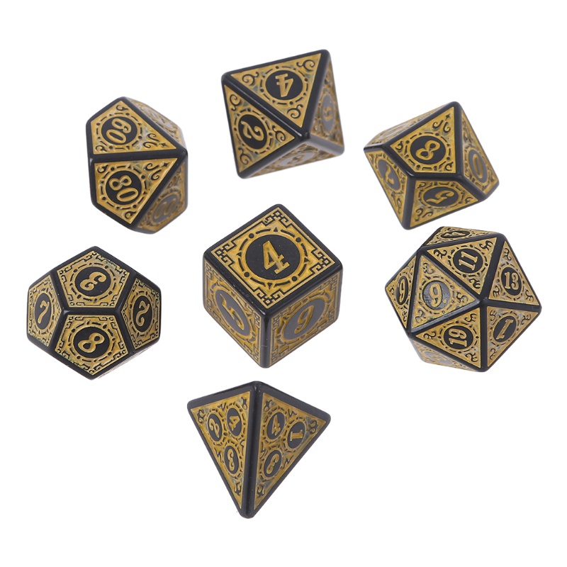 Bộ Xúc Xắc Nhiều Mặt Chơi Game Đa Diện Dùng Cho Câu Lạc Bộ/Tiệc/Tiệc Tùng DIY