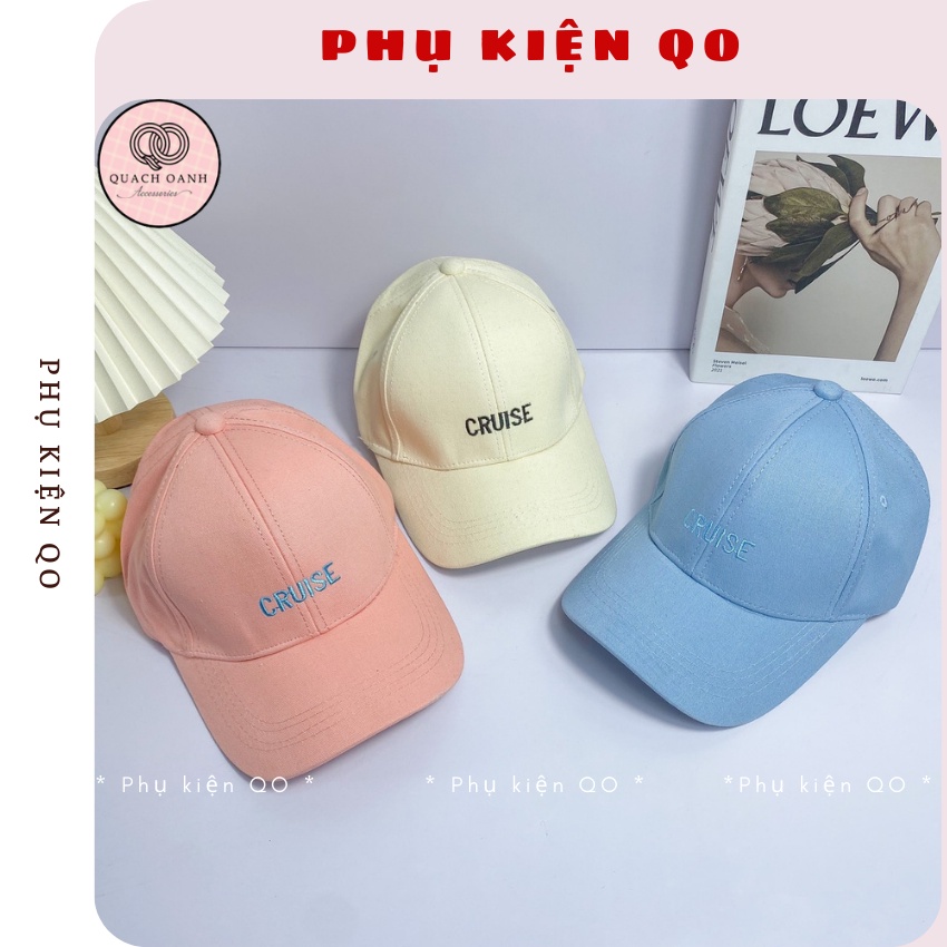 Mũ lưỡi trai thêu chữ CRUISE họa tiết cá tính CAP08
