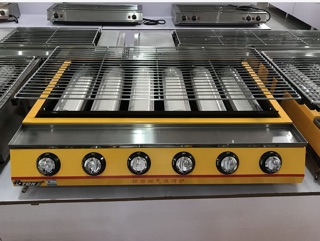 Bếp nướng gas 6 đầu đốt - Bếp nướng BBQ bằng ga 6 họng ET-K233