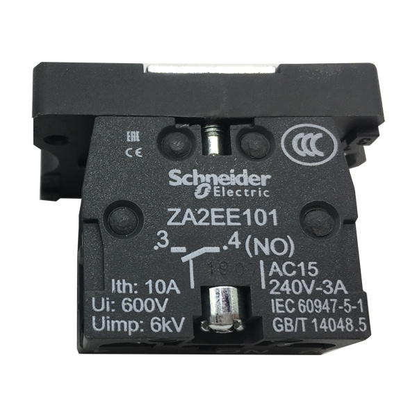 Tiếp điểm phụ Schneider ZA2EE101 1NO dùng cho nút nhấn - đèn báo dòng XA2