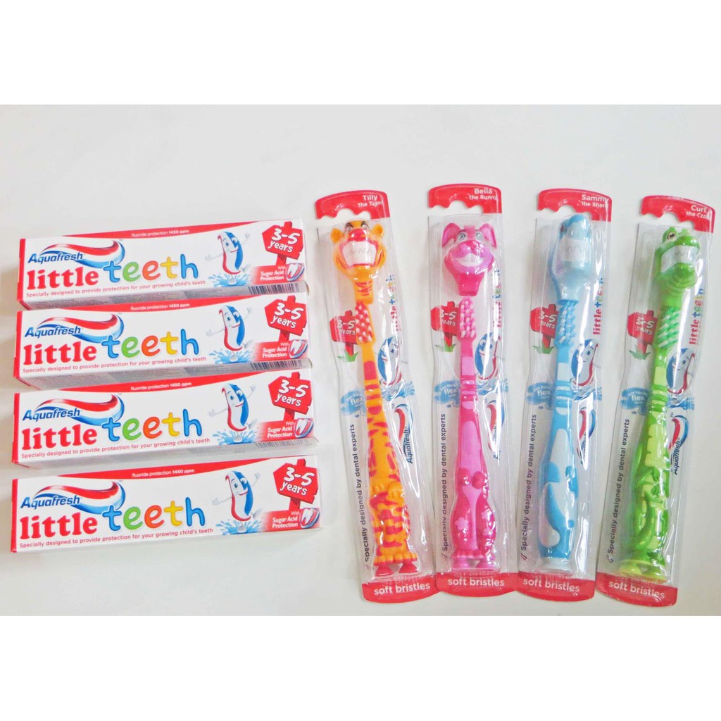 Bàn Chải Đánh Răng Trẻ Em Răng Nhỏ Aquafresh Kid Little Teeth 3-5 Tuổi