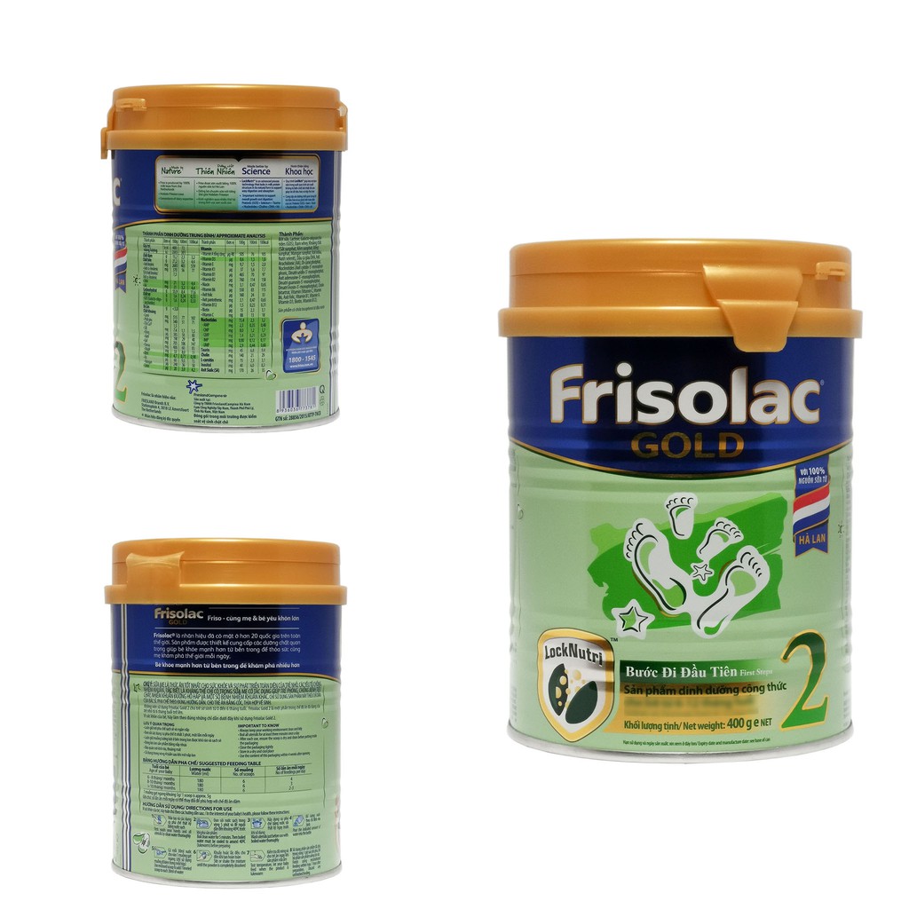 SỮA BỘT FRISOLAC GOLD 1/2/3 380G