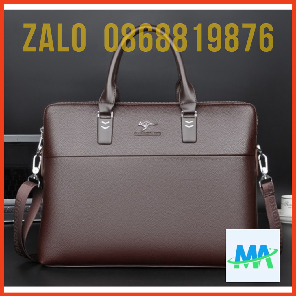 ❤️𝙁𝙍𝙀𝙀𝙎𝙃𝙄𝙋❤️ Cặp Công Sở Da Bò Cao Cấp TN258