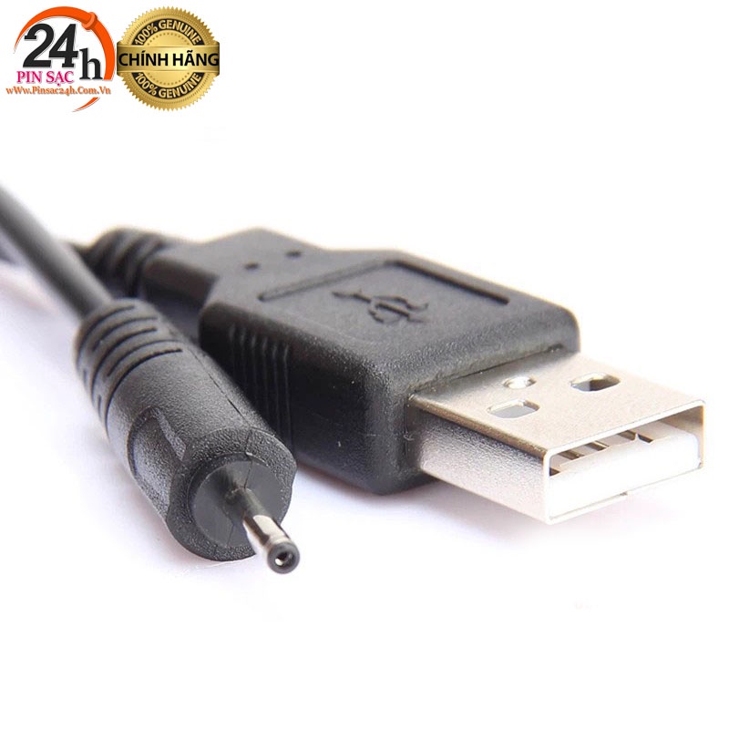 PS24. Cáp sạc USB chân kim DC2.0 cho nokia ,máy tàu và sạc các loại đèn pin