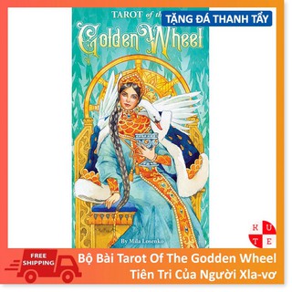 Bài tarot of the golden wheel tặng đá thanh tẩy