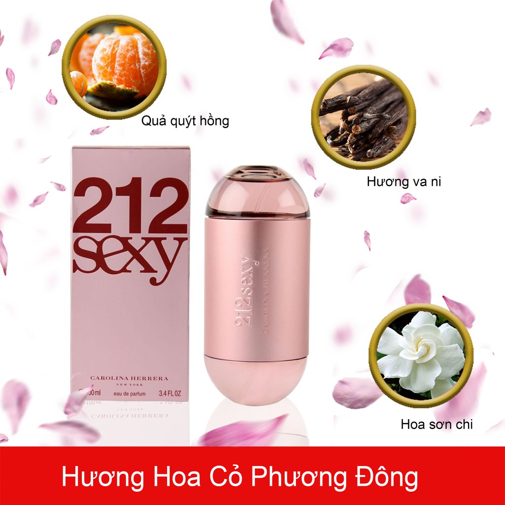 Nước Hoa Nữ 212 Sexy Women Carolina Herrera Chai 10ml