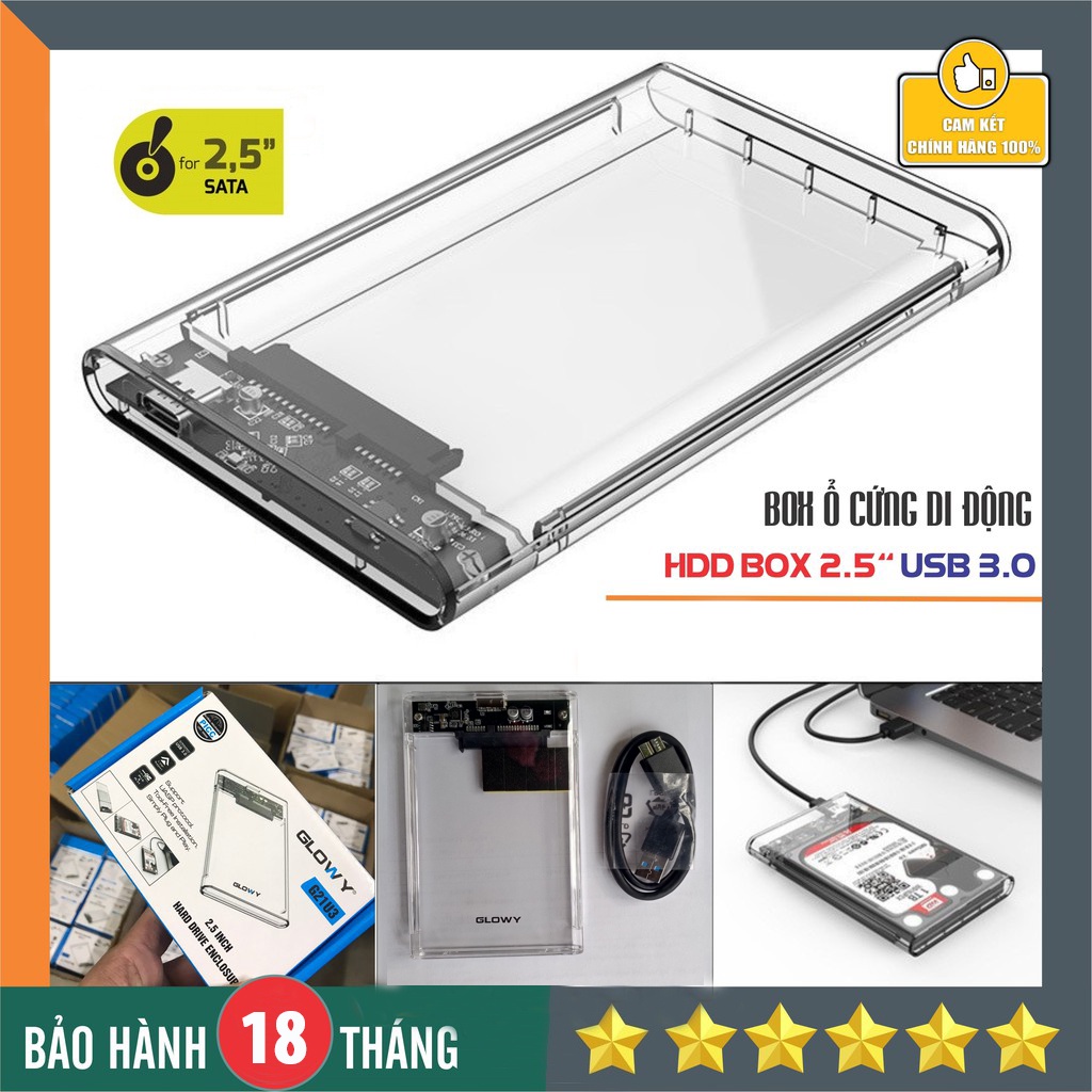 Hộp đựng ổ cứng Gloway/Orico HDD BOX SATA 3 USB 3.0 - Gloway G21/2599US3/2577US3/2588US3