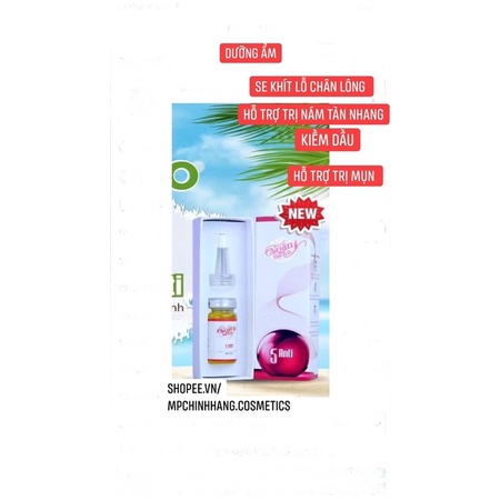 [Sale sập sàn] Serum noãn thực vật nghệ tây 12ml mẫu mới cải tiến